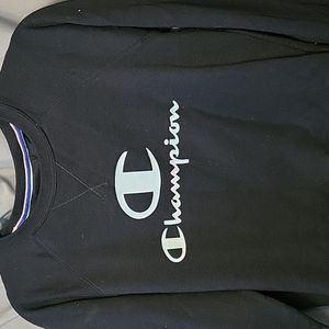 Champion Black Med Sweater